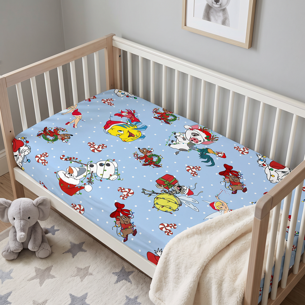 Sidekickin Holidays Bamboo Bed Sheet
