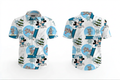 Winter Mickey Button Down