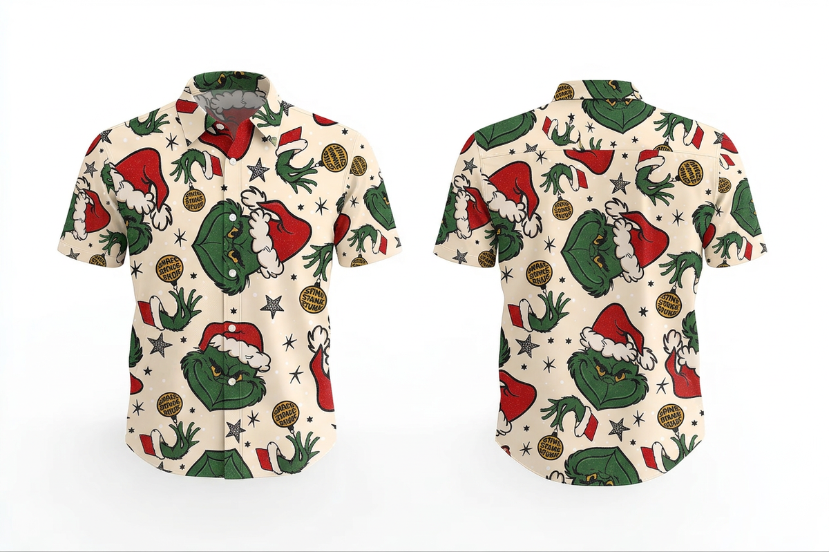 Stink Stank Stunk Button Down