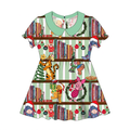 Bear-y Christmas Collared Bamboo Twirl Dress