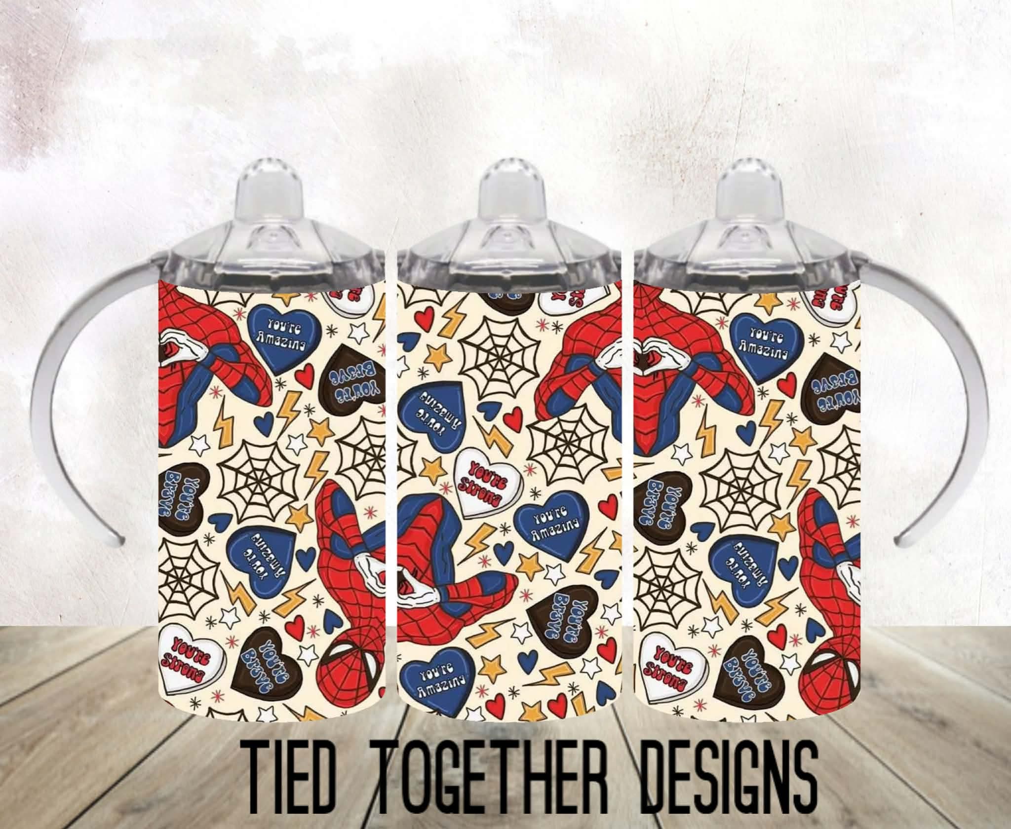 Brave Spider-Man Insulated kids Tumbler
