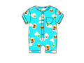 You've Got a Friend in Me Bamboo Viscose Rolled-Up Shortie Romper